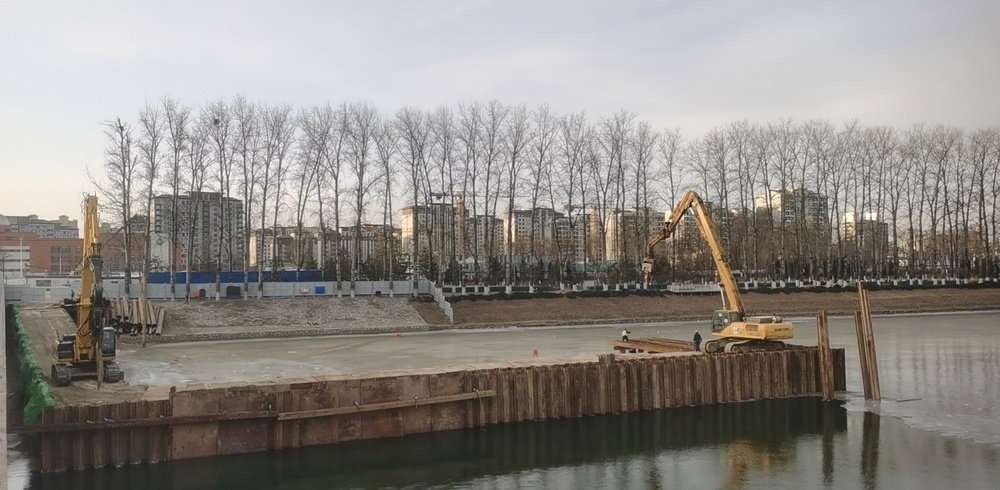 通州新城宋郎路（潞苑北大街~通胡路）给水工程（下穿运潮减河段）施工